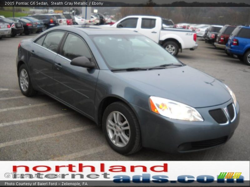 Stealth Gray Metallic / Ebony 2005 Pontiac G6 Sedan