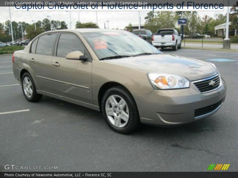 Amber Bronze Metallic / Cashmere Beige 2008 Chevrolet Malibu Classic LT Sedan