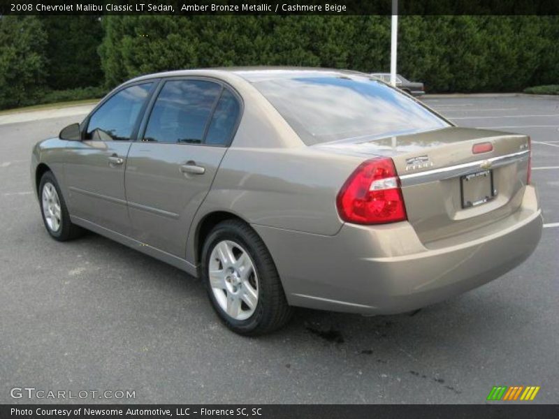 Amber Bronze Metallic / Cashmere Beige 2008 Chevrolet Malibu Classic LT Sedan