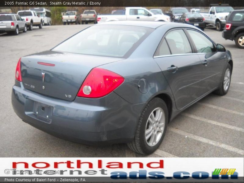 Stealth Gray Metallic / Ebony 2005 Pontiac G6 Sedan