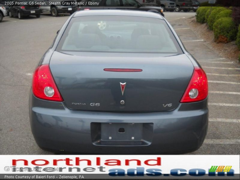 Stealth Gray Metallic / Ebony 2005 Pontiac G6 Sedan