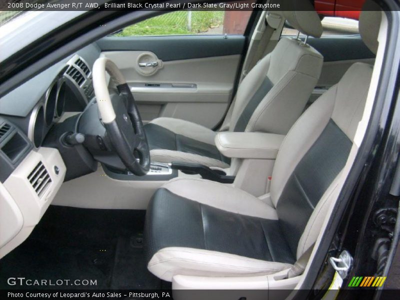  2008 Avenger R/T AWD Dark Slate Gray/Light Graystone Interior