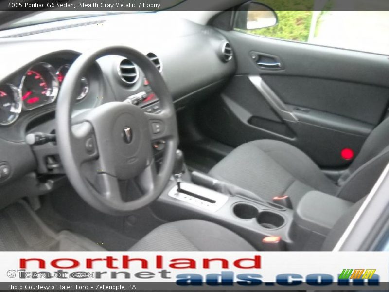 Stealth Gray Metallic / Ebony 2005 Pontiac G6 Sedan