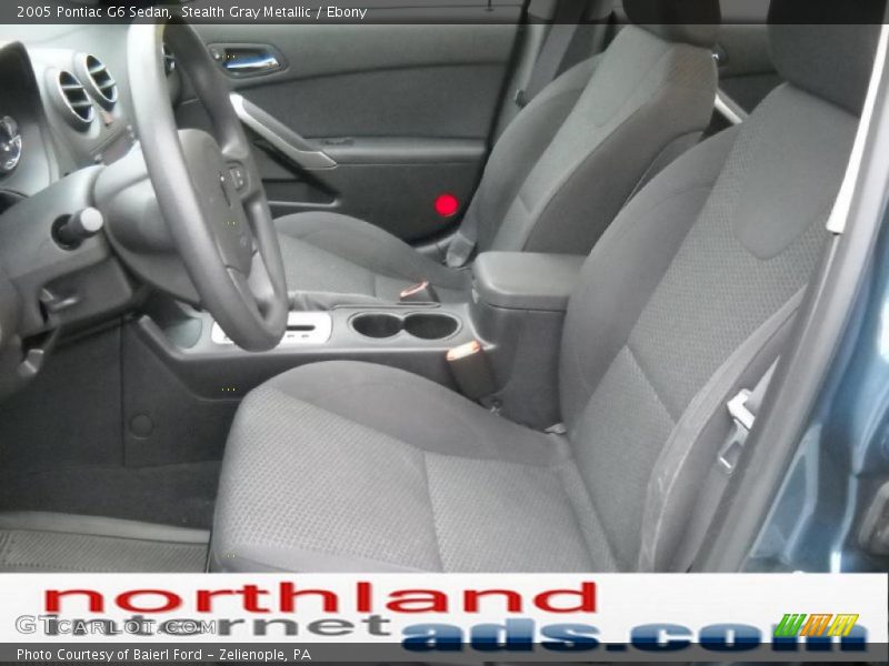Stealth Gray Metallic / Ebony 2005 Pontiac G6 Sedan