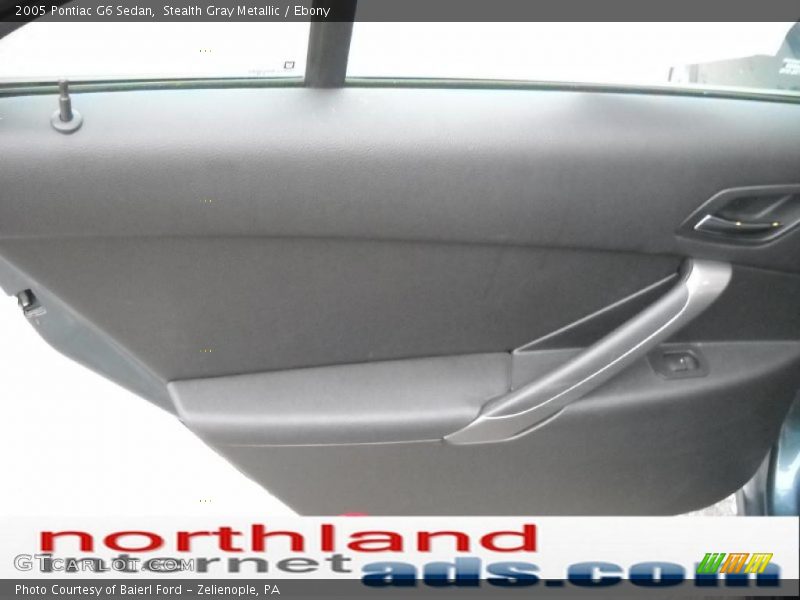Stealth Gray Metallic / Ebony 2005 Pontiac G6 Sedan