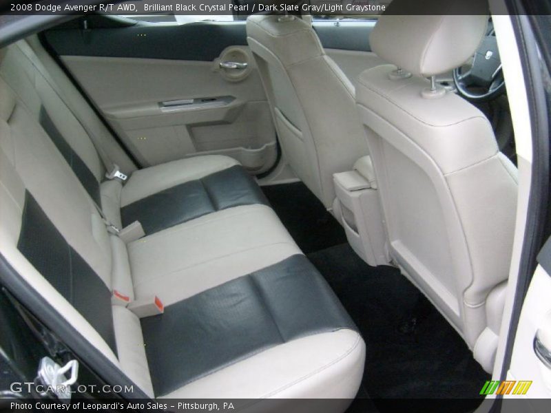  2008 Avenger R/T AWD Dark Slate Gray/Light Graystone Interior