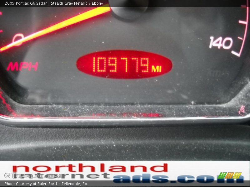 Stealth Gray Metallic / Ebony 2005 Pontiac G6 Sedan