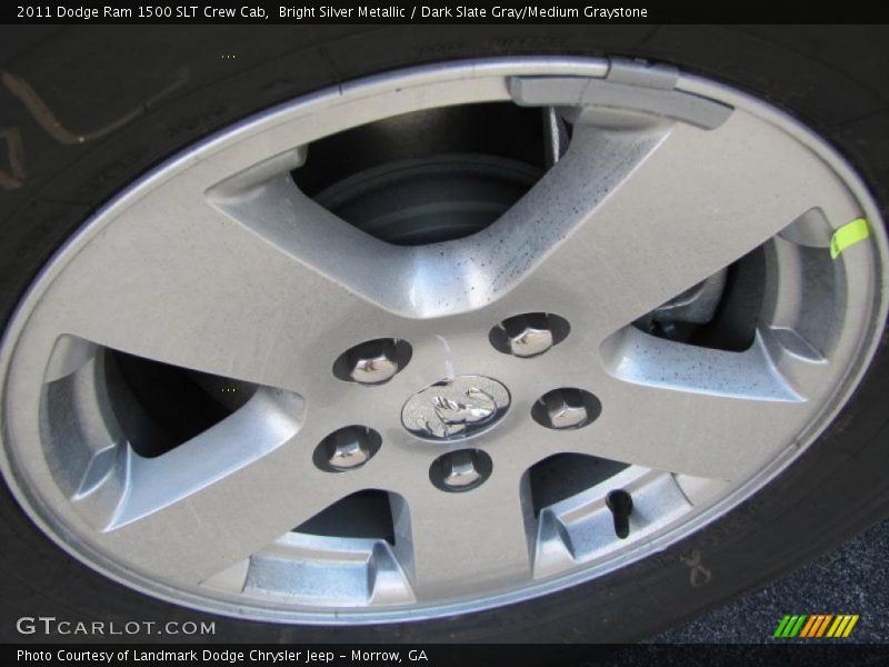 Bright Silver Metallic / Dark Slate Gray/Medium Graystone 2011 Dodge Ram 1500 SLT Crew Cab