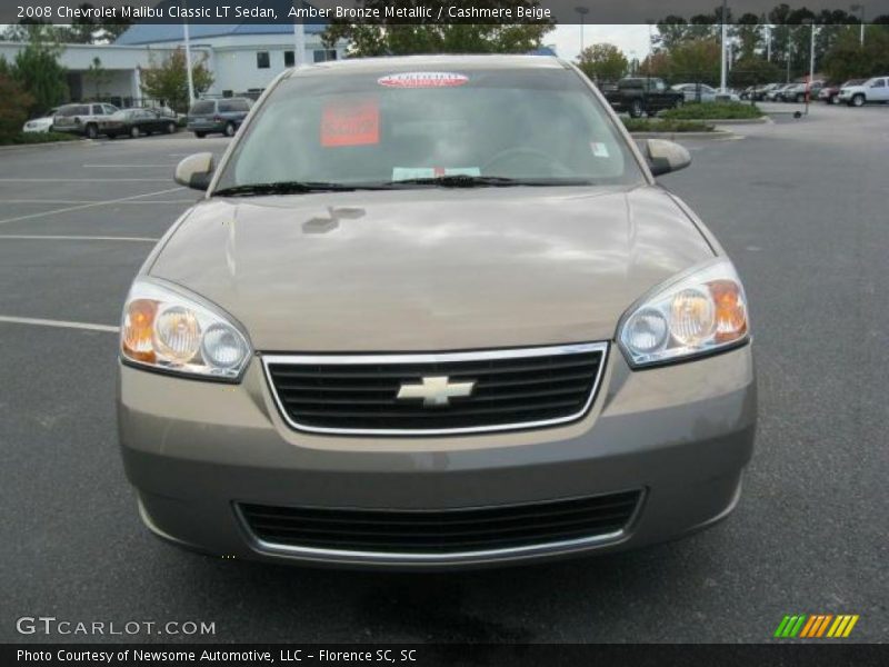 Amber Bronze Metallic / Cashmere Beige 2008 Chevrolet Malibu Classic LT Sedan