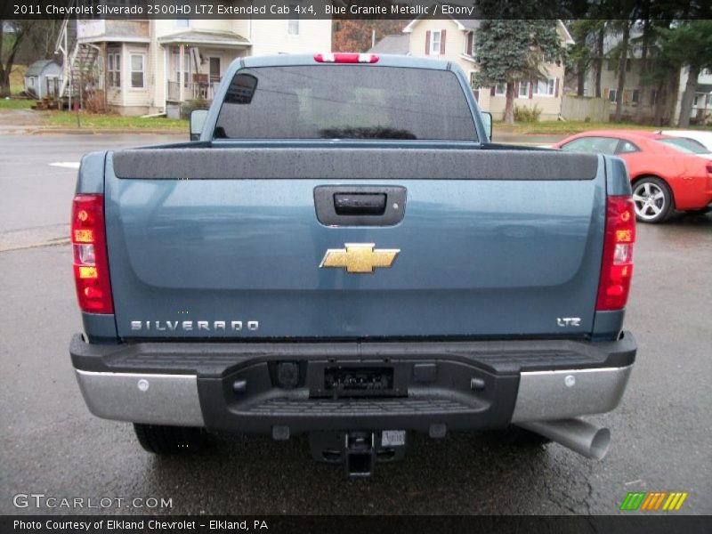 Blue Granite Metallic / Ebony 2011 Chevrolet Silverado 2500HD LTZ Extended Cab 4x4