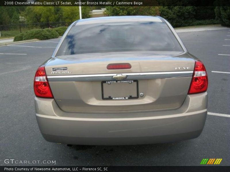 Amber Bronze Metallic / Cashmere Beige 2008 Chevrolet Malibu Classic LT Sedan