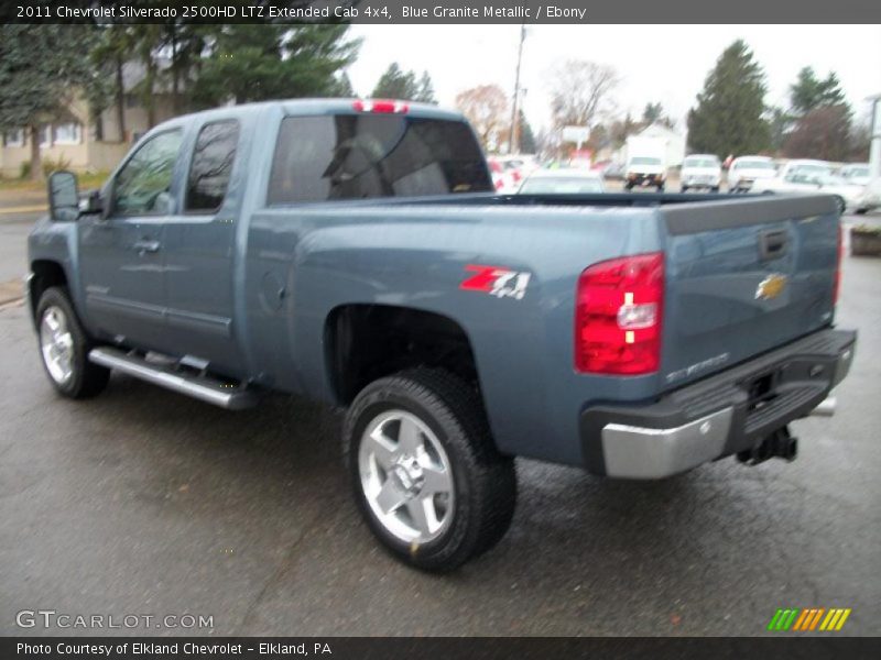 Blue Granite Metallic / Ebony 2011 Chevrolet Silverado 2500HD LTZ Extended Cab 4x4