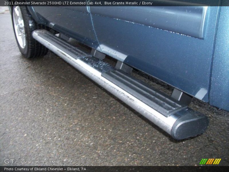 Blue Granite Metallic / Ebony 2011 Chevrolet Silverado 2500HD LTZ Extended Cab 4x4