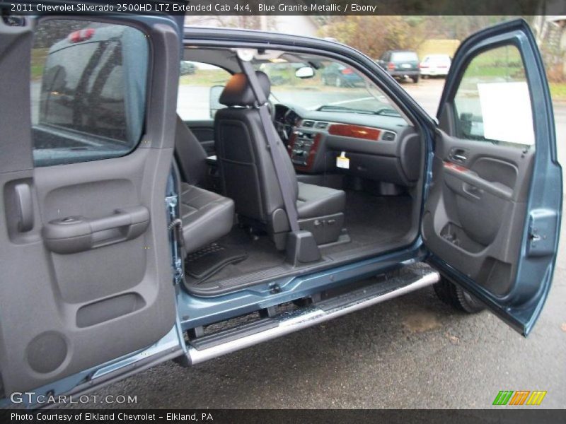  2011 Silverado 2500HD LTZ Extended Cab 4x4 Ebony Interior