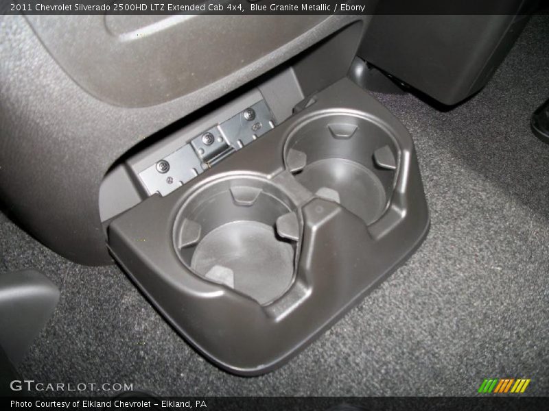 Blue Granite Metallic / Ebony 2011 Chevrolet Silverado 2500HD LTZ Extended Cab 4x4