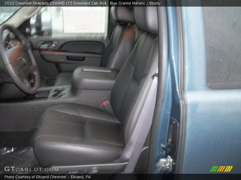 Blue Granite Metallic / Ebony 2011 Chevrolet Silverado 2500HD LTZ Extended Cab 4x4