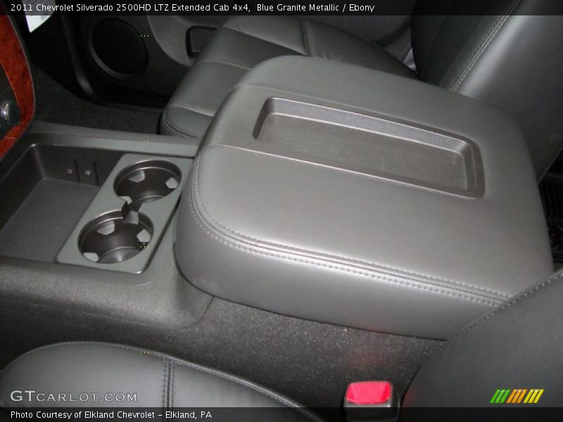 Blue Granite Metallic / Ebony 2011 Chevrolet Silverado 2500HD LTZ Extended Cab 4x4