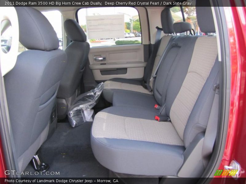  2011 Ram 3500 HD Big Horn Crew Cab Dually Dark Slate Gray Interior