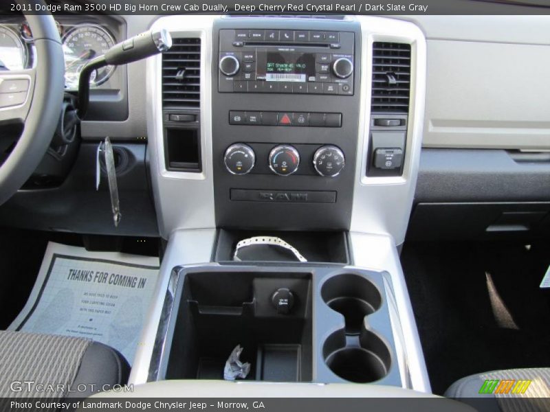 Controls of 2011 Ram 3500 HD Big Horn Crew Cab Dually