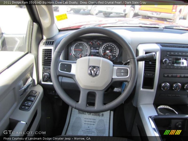  2011 Ram 3500 HD Big Horn Crew Cab Dually Steering Wheel