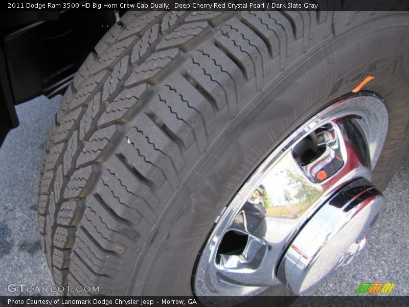 Deep Cherry Red Crystal Pearl / Dark Slate Gray 2011 Dodge Ram 3500 HD Big Horn Crew Cab Dually