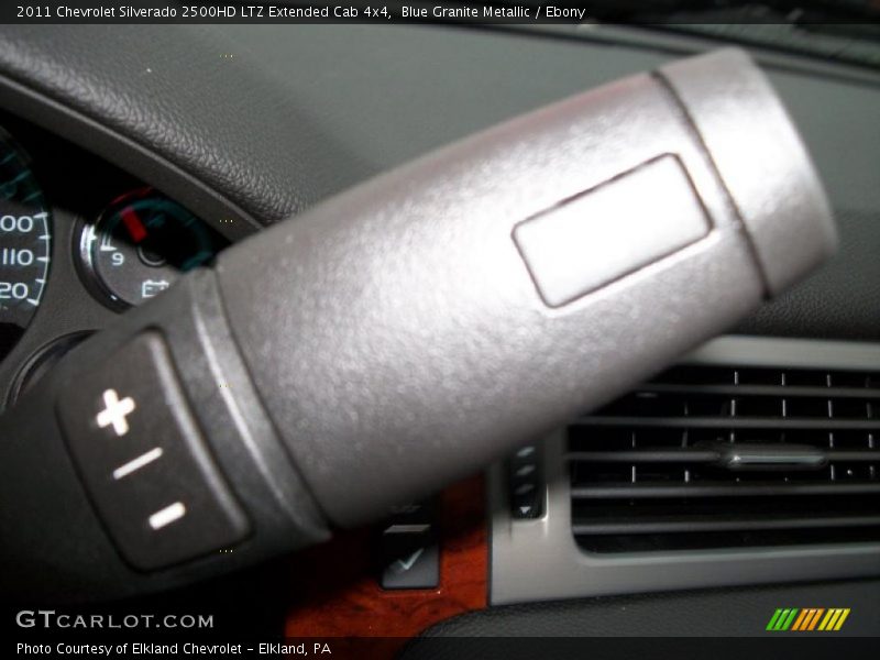 Blue Granite Metallic / Ebony 2011 Chevrolet Silverado 2500HD LTZ Extended Cab 4x4