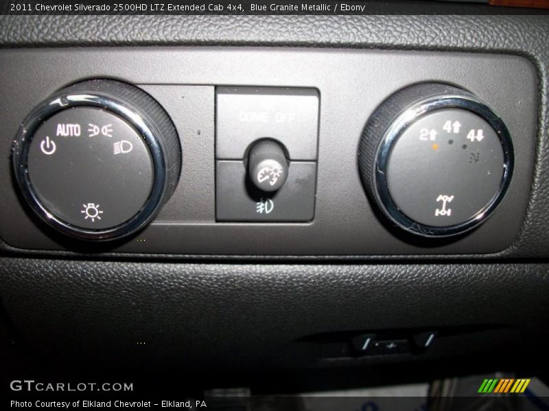 Controls of 2011 Silverado 2500HD LTZ Extended Cab 4x4