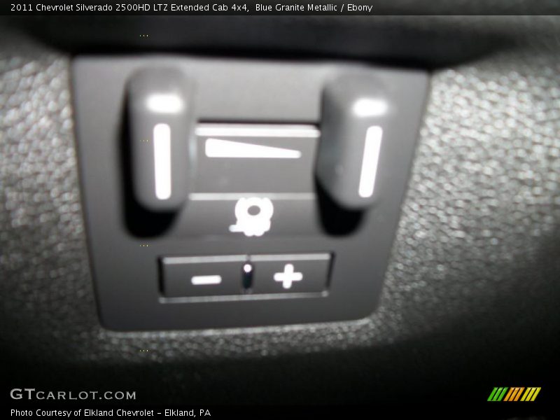 Blue Granite Metallic / Ebony 2011 Chevrolet Silverado 2500HD LTZ Extended Cab 4x4