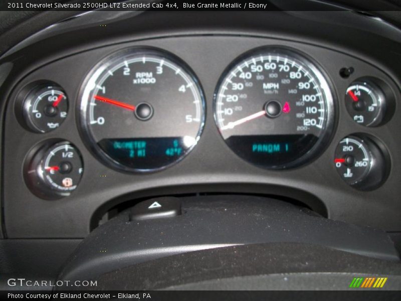  2011 Silverado 2500HD LTZ Extended Cab 4x4 LTZ Extended Cab 4x4 Gauges