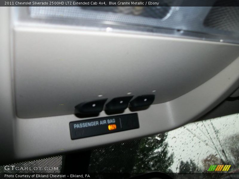 Blue Granite Metallic / Ebony 2011 Chevrolet Silverado 2500HD LTZ Extended Cab 4x4