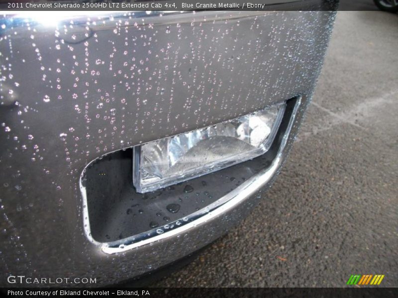 Blue Granite Metallic / Ebony 2011 Chevrolet Silverado 2500HD LTZ Extended Cab 4x4