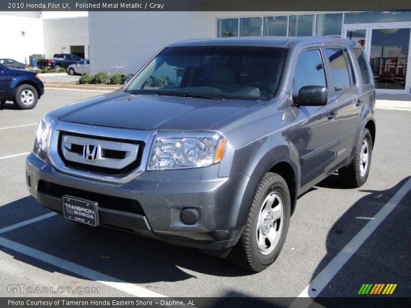 Polished Metal Metallic / Gray 2010 Honda Pilot LX