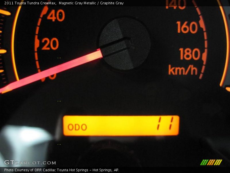 Magnetic Gray Metallic / Graphite Gray 2011 Toyota Tundra CrewMax
