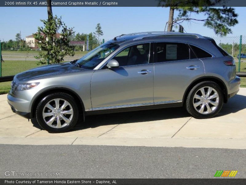 Diamond Graphite Metallic / Graphite 2006 Infiniti FX 45 AWD