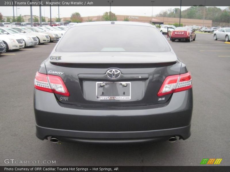 Magnetic Gray Metallic / Ash 2011 Toyota Camry SE
