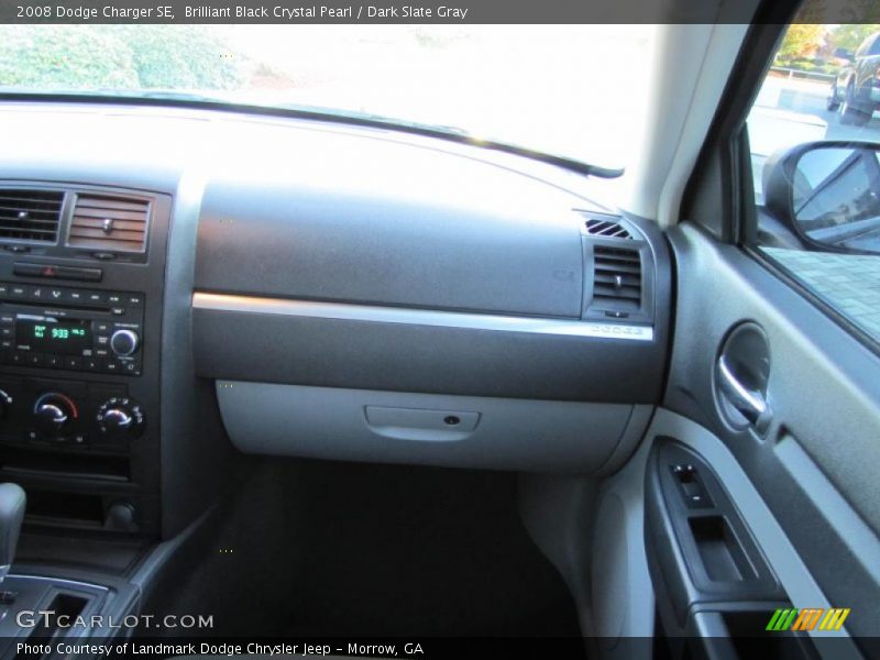 Brilliant Black Crystal Pearl / Dark Slate Gray 2008 Dodge Charger SE