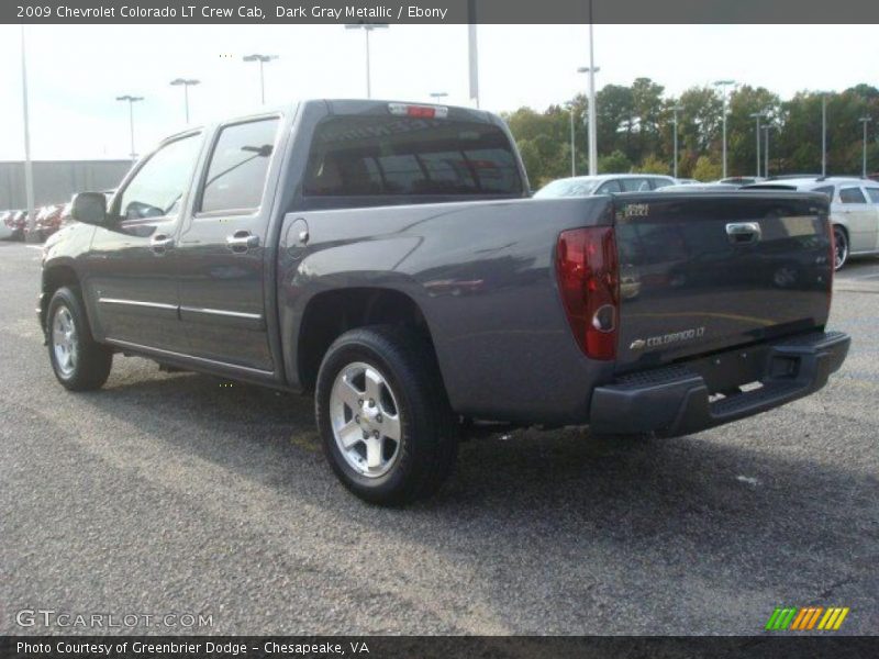 Dark Gray Metallic / Ebony 2009 Chevrolet Colorado LT Crew Cab