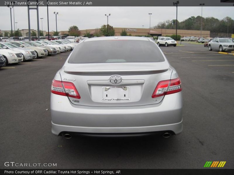 Classic Silver Metallic / Ash 2011 Toyota Camry SE