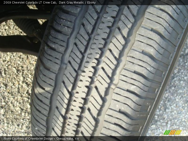 Dark Gray Metallic / Ebony 2009 Chevrolet Colorado LT Crew Cab