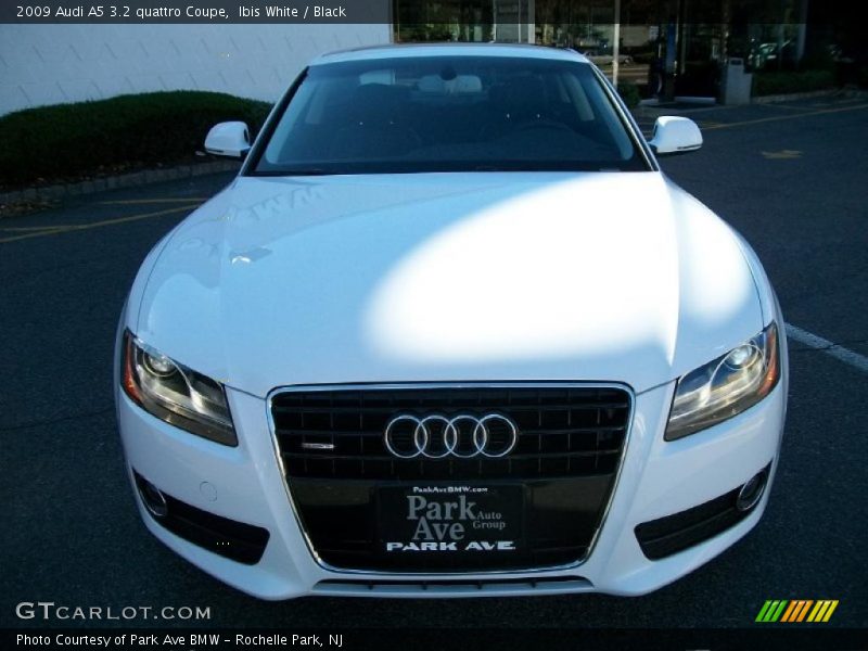 Ibis White / Black 2009 Audi A5 3.2 quattro Coupe