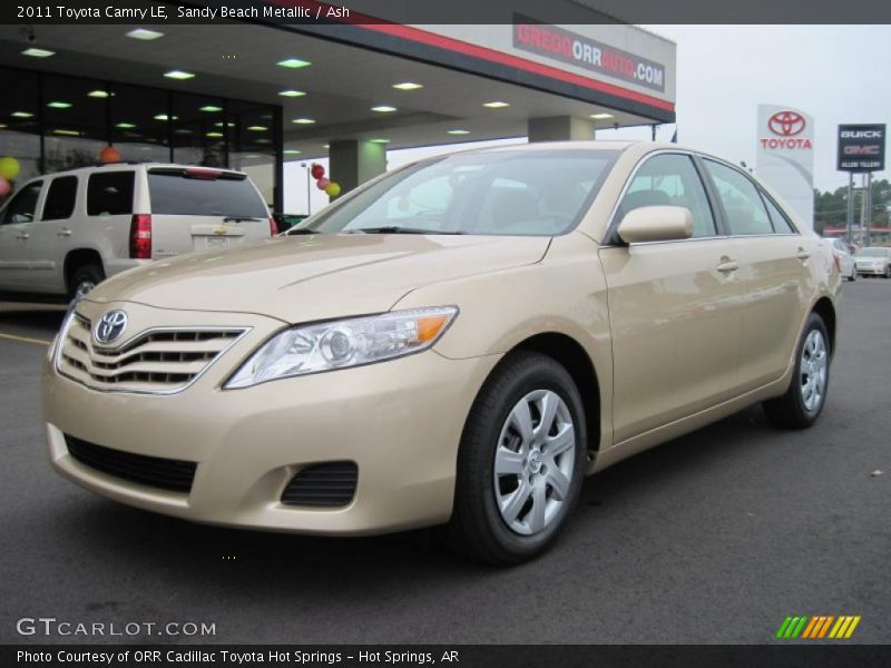 Sandy Beach Metallic / Ash 2011 Toyota Camry LE