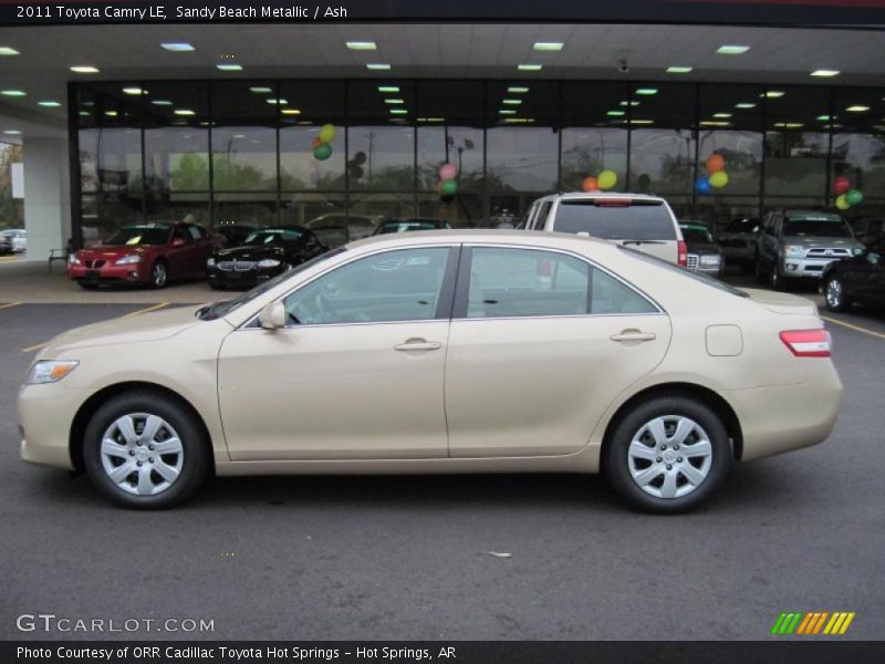 Sandy Beach Metallic / Ash 2011 Toyota Camry LE