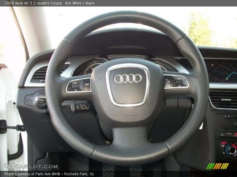 Ibis White / Black 2009 Audi A5 3.2 quattro Coupe