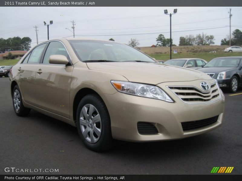 Sandy Beach Metallic / Ash 2011 Toyota Camry LE
