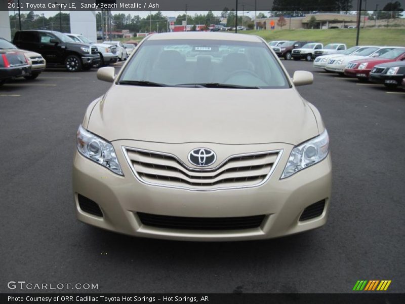 Sandy Beach Metallic / Ash 2011 Toyota Camry LE