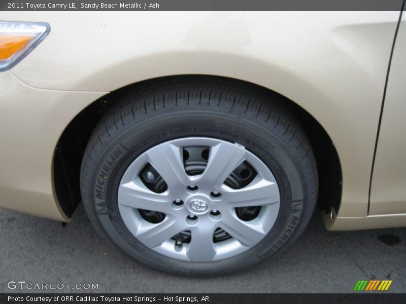 Sandy Beach Metallic / Ash 2011 Toyota Camry LE