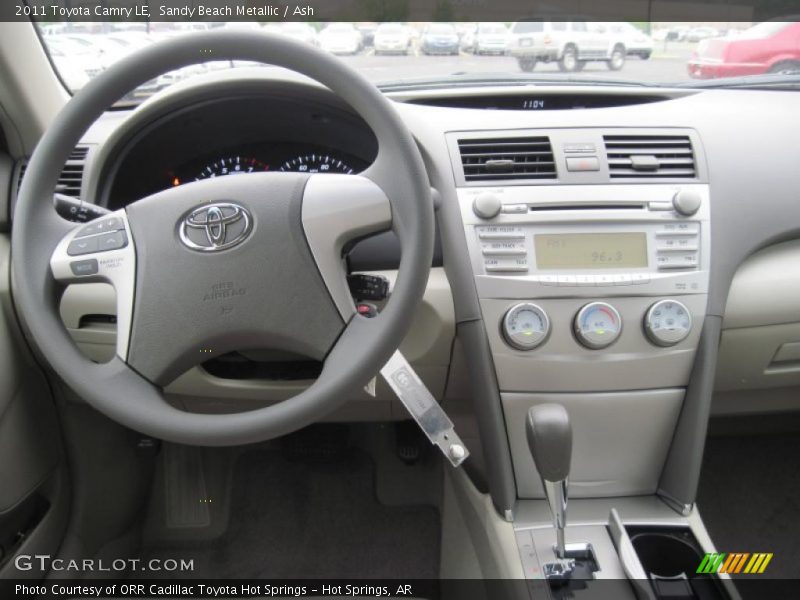 Sandy Beach Metallic / Ash 2011 Toyota Camry LE