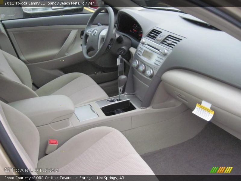 Sandy Beach Metallic / Ash 2011 Toyota Camry LE