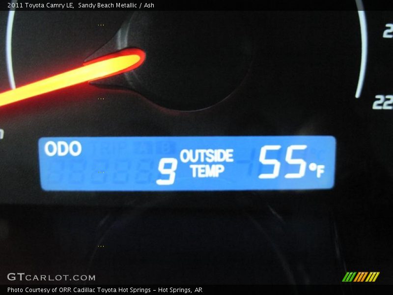 Sandy Beach Metallic / Ash 2011 Toyota Camry LE