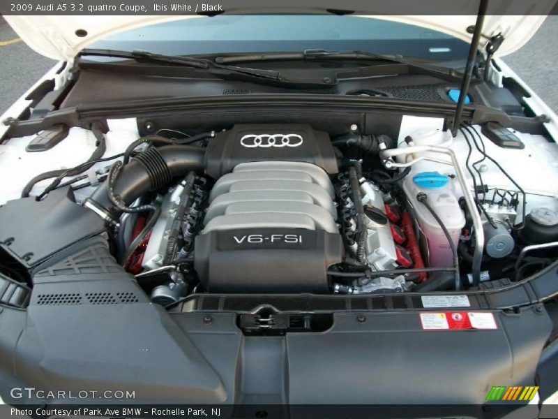 Ibis White / Black 2009 Audi A5 3.2 quattro Coupe